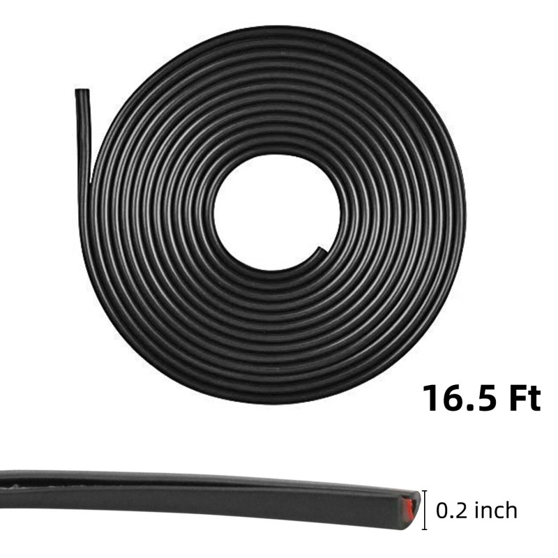 TSUINZ For Ford Car Door Edge Trim Guard Moulding Rubber