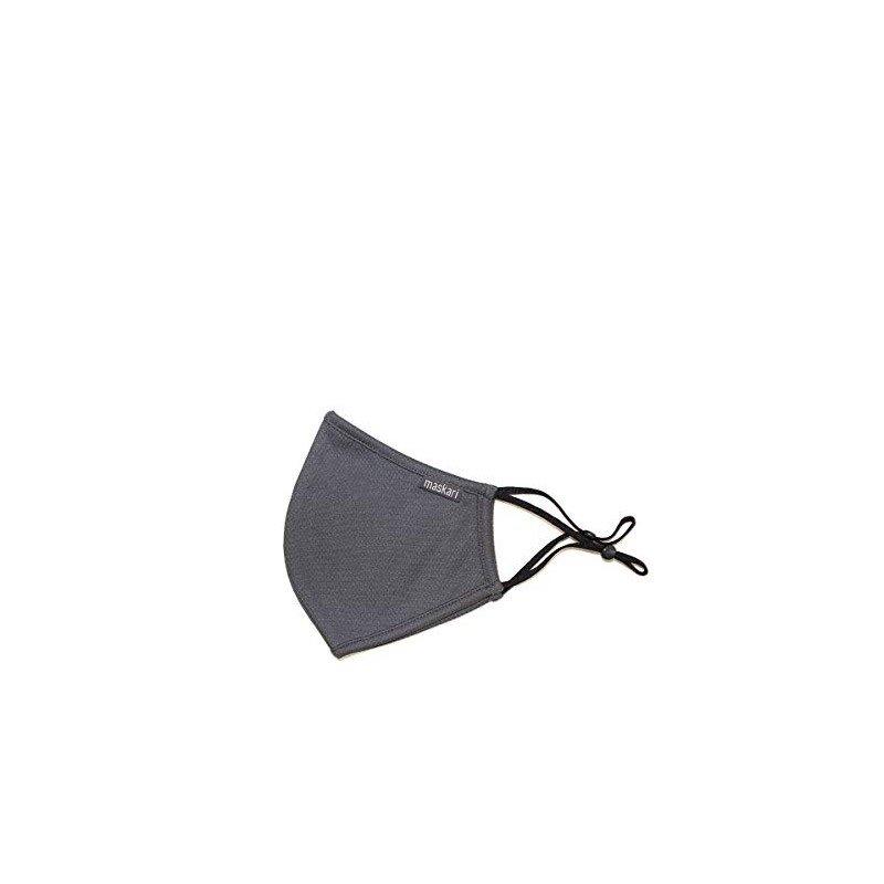 Maskari Maskari Cool Grey Reusable Face Mask | Washable |