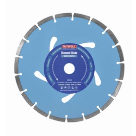 Faithfull FAIDB230C Paving Slab, Concrete, Brick and Roofing Tiles, General Purpose Diamond Cutting Blade 230mm (9 Inch)