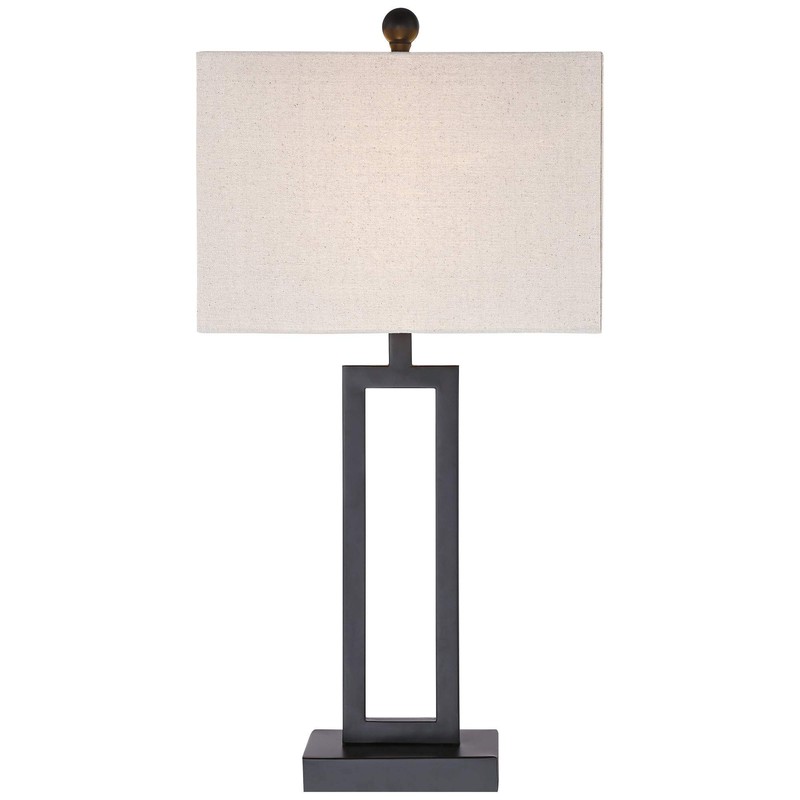 360 Lighting Aston 26" High Open Rectangle Modern Table Lamp