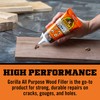 Gorilla All Purpose Wood Filler, Walnut Color, 6 Ounce Tube