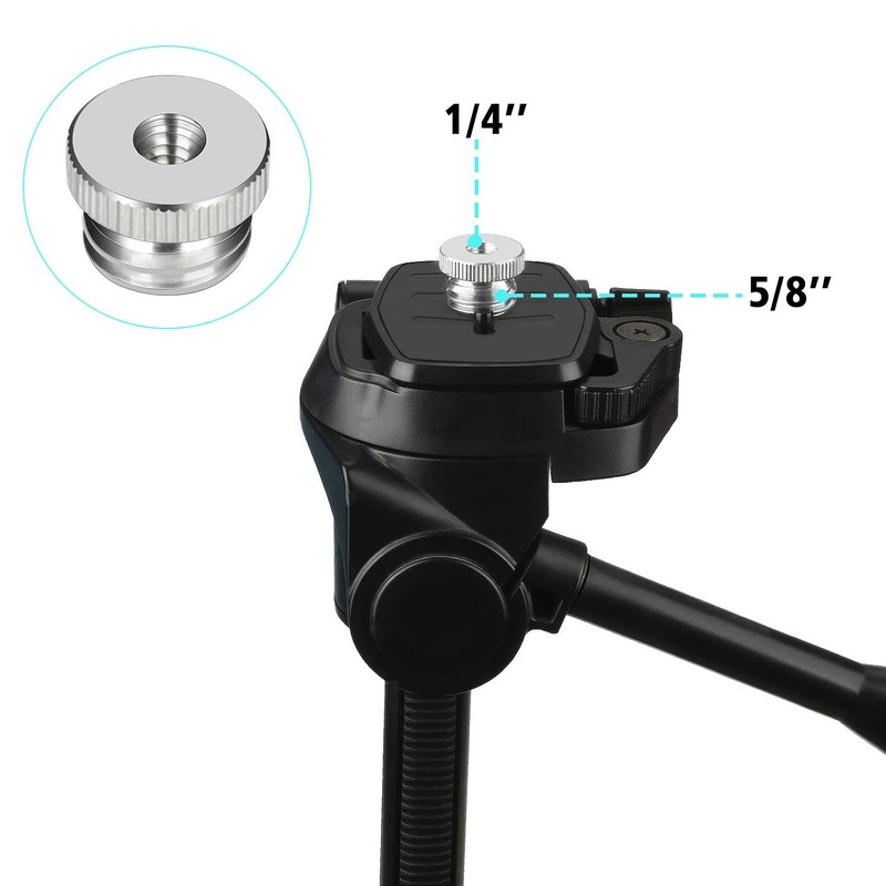 Nutmanel 1/4 to 5/8 inch, 3/8 to 5/8 inch camera