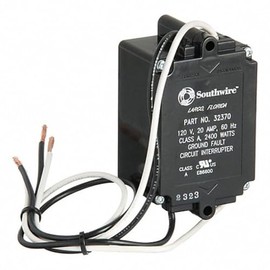 SOUTHWIRE Automatic Reset GFCI Module: #18900000/32370 20A 125V AC, Bare Wire, Bare Wire, 12 AWG Wire Size, 2 Wires (CEP 6095 REPLACEMENT)