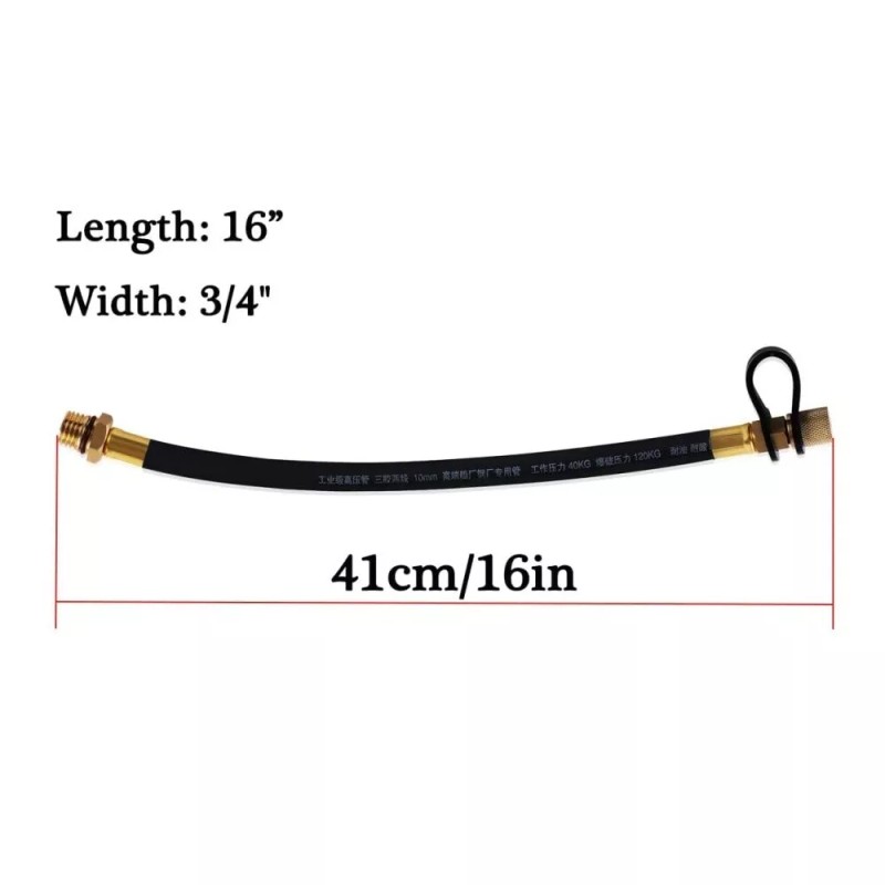 For Toro, For Kawasaki, For Kubota Engine Flex Drain Hose