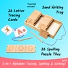 Hulats Montessori Letter Tracing Alphabet Learning Toy - Learn to