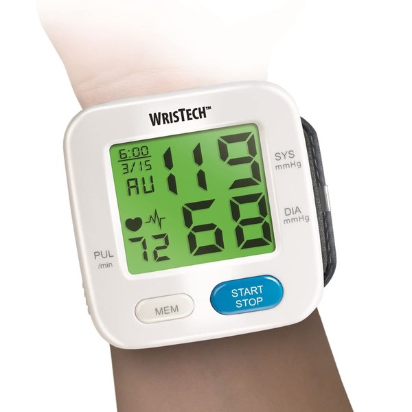 North American Healthcare Colour Changing Wrist Mounted Blood Pressure Monitor
