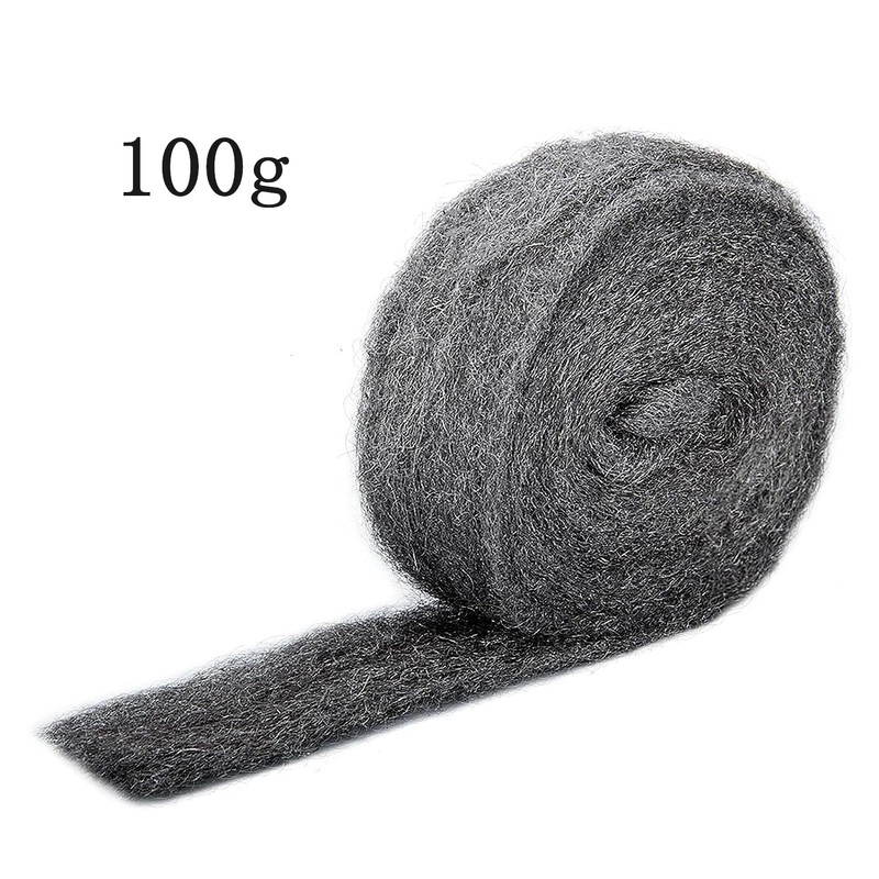 3 Packs of Stainless Steel Wool, Steel Velvet Filled Fabric