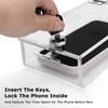 Cell Phone Lock Box,Mobile Phone Storage Jail Box with 2
