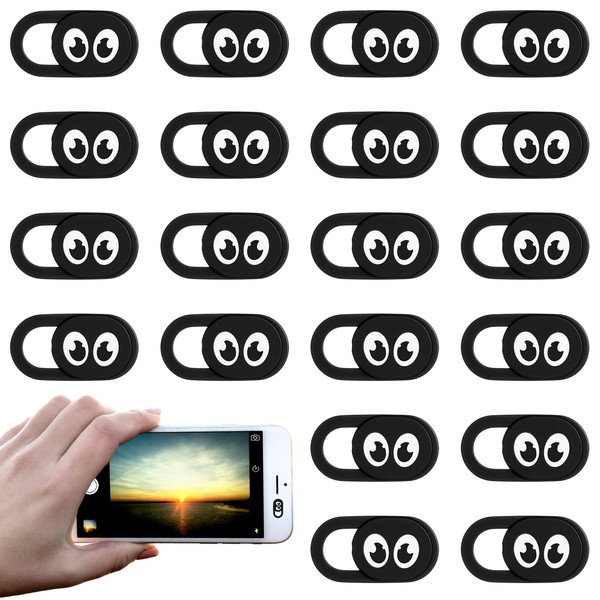 LXUEJIE 20 Pcs Webcam Cover Slide, 0.023 Inch Ultra Thin