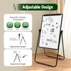 Double Sided White Board with Stand 36" X 24" Dry