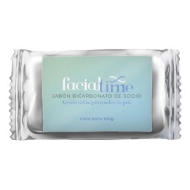 Barra Jabón Bicarbonato 100g Facial Time Limpieza Intensa