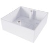 Einzelne Backbox, weiß, Wandplatten und Bodenboxen, audiovisuelles Kabel, 1 Stück