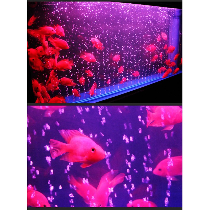 XMHF 12" Aquarium Tank Aeration Green Plastic Casing Bubble Air