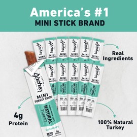 Archer Jerky Mini Turkey Jerky Sticks - All Natural Turkey Sticks, Protein Snack for People, Individually Wrapped Meat Minis, Gluten Free, Keto, Original Flavor - 0.5 oz (Pack of 28)
