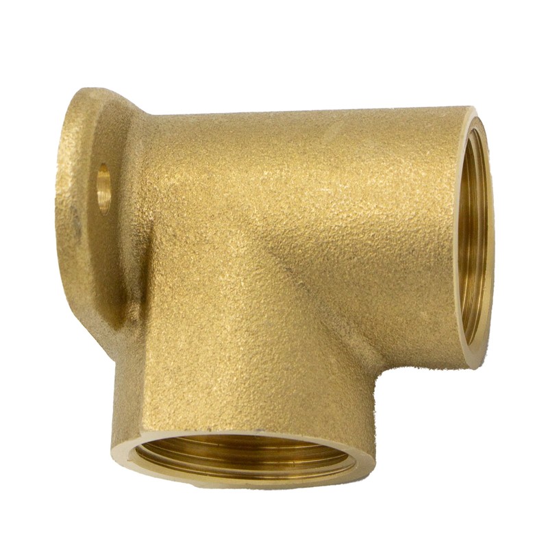 VARIOSAN 16393 Wall Plate 3/4 Inch 90° Wall Angle Brass