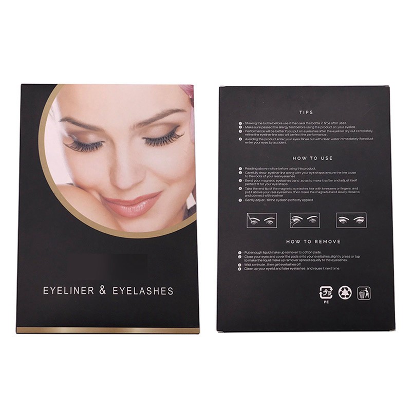 10 Pairs Magnetic False Eyelashes Waterproof Reusable Magnetic False Lashes