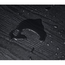 Abyssaly 23.6 Inch X 118 Inch Black Wood Wallpaper Decorative Self-Adhesive Film Furniture Real Wood Tactile Sensation Surfaces Easy to Clean