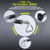 GEKU FIT Resistance Band Bar, Length-Adjustable Detachable Heavy Duty Workout