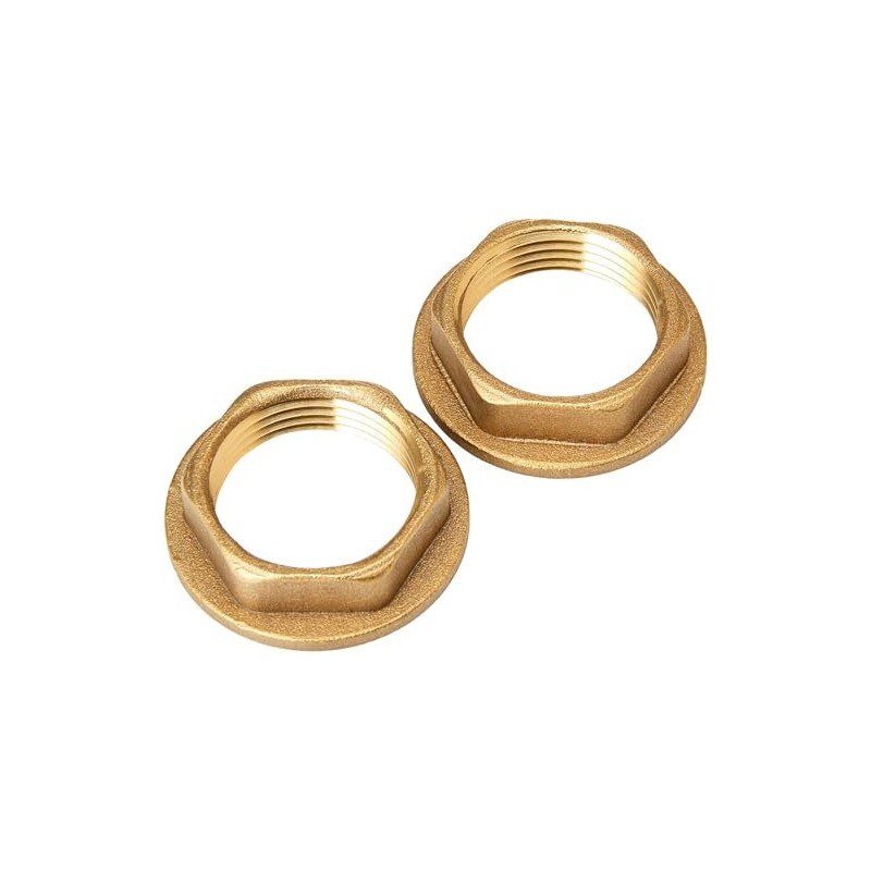 Brass Replacement 3/4" BSP Flanged Metal Bath Tap Backnut -