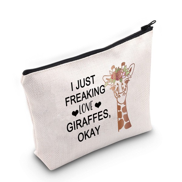 Giraffe Cosmetic Bag Gift for Giraffe Lover Giraffe Gift, U.giraffes Ok