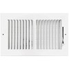 Air Flow Decor 10x6 HVAC Vent Cover, Sidewall/Ceiling 2-Way Register, Outside Dimensions: 11.75"w X 7.75"h