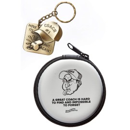 Best Coaches Gift: Premium Quality Keychain in a Unique Zipper Pack
