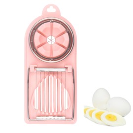 Fayemint Eierschneider, 2 In 1 Eierschneider, Eierschneider für Hart Gekochte Eier, für Schneiden von Eiern, Erdbeeren, Kiwis, Kartoffeln