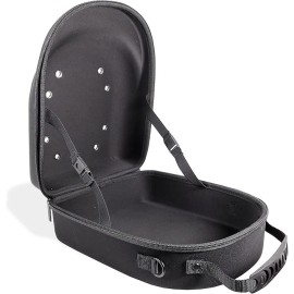 Chirpy Turkey Travel Hat Case Fits 6 Baseball Caps Black Protective Storage Carrier Portable