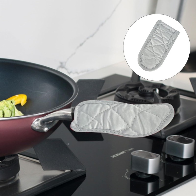 4 Pcs Cast Iron Handle Covers, Hot Pan Handle Sleeve