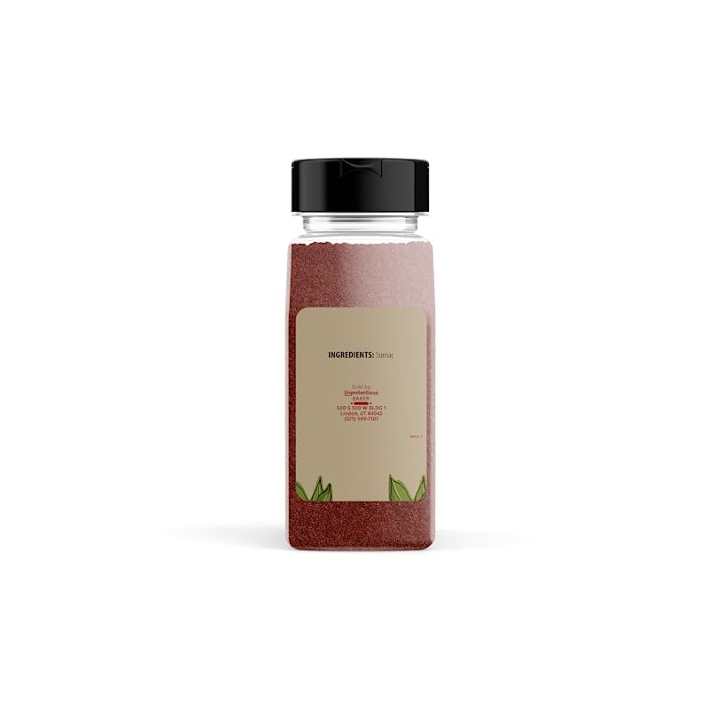 Unpretentious Ground Sumac, 2 Cups, Tangy Flavor, Middle Eastern &