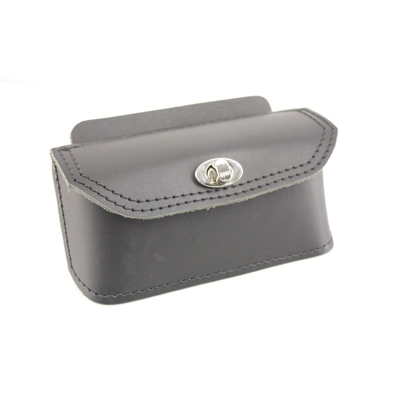 Leather Handlebar Bag Black Suitable for Simson Schwalbe KR50 KR51