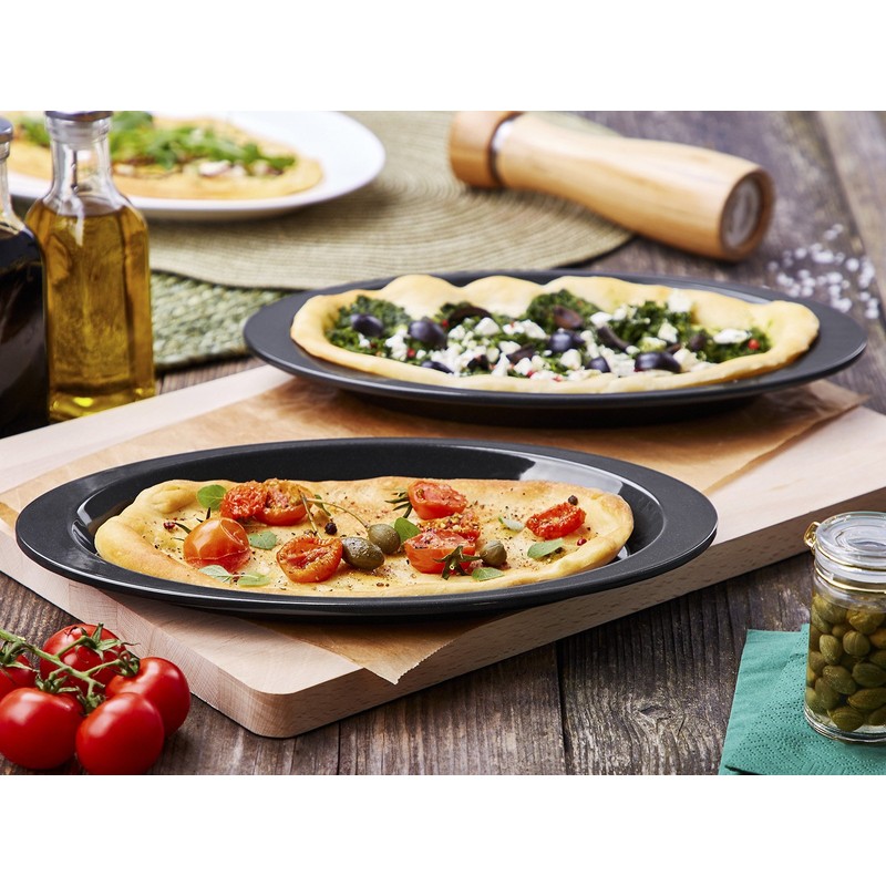 Gero Grill and Oven Dishes 2-Piece Set Enamel