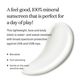 Supergoop! PLAY 100% Mineral Lotion - 1 fl oz - Broad Spectrum SPF 30 Sunscreen for Face & Body - Lightweight, Fast Absorbing + Water-Resistant - With Green Algae