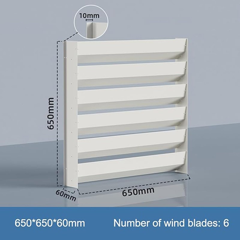 Outdoor AC Condenser Deflector Baffle 17x17 in