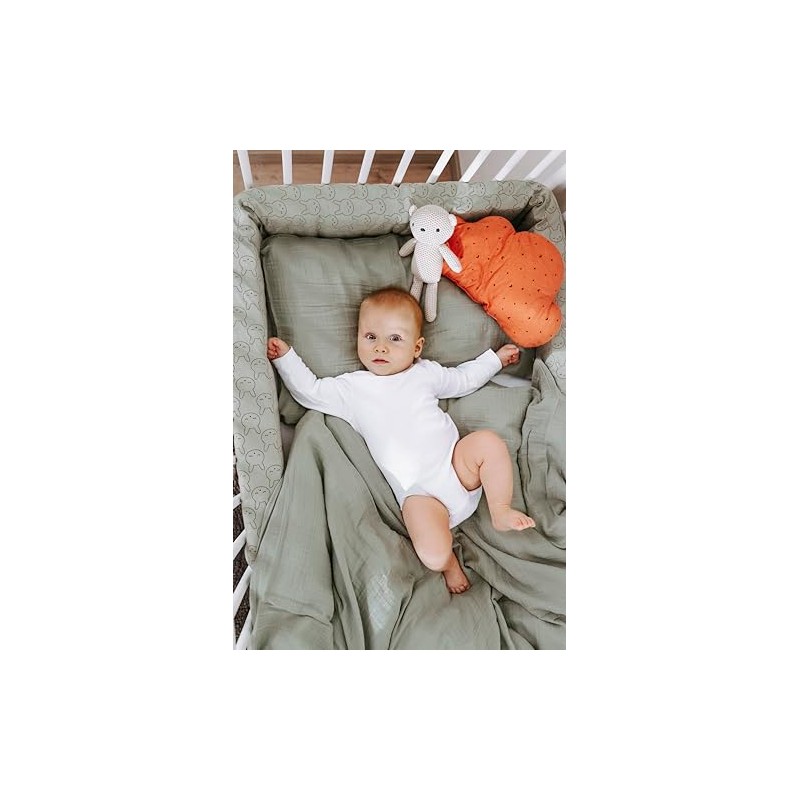 Träumeland GmbH Cuddly Cushion Cloud Moon Rust, 36 x 21