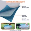 Yaheetech Grey Hard Plastic Dog Pools for Small Medium Large