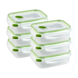 Sterilite Corp. Rectangle Ultra Seal, Size 3.1 Cup, Pack of 6