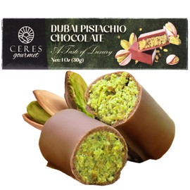 Dubai Chocolate Bar, Pistachio Chocolate Knafeh Bar (1 Oz, Pistachio)