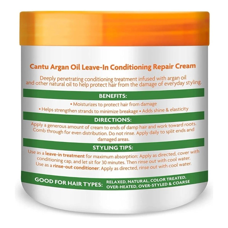 Crema Reparadora Cantu Aceite De Argan Oil Leave-in 453 G