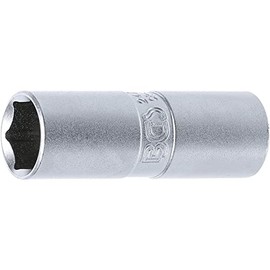 BGS 2472 Chrome Plated Spark Plug Socket, Silver, 1/2-Inch 16 mm