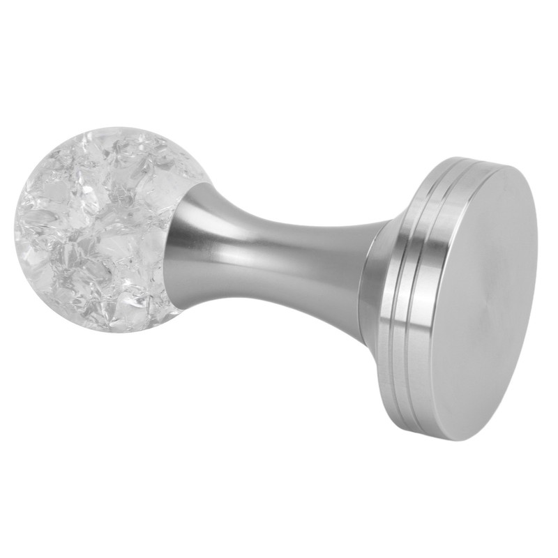 Crystal Ball Coffee Flat Tamper Stainless Steel Base Powder Hammer