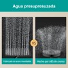 AULEEND Square Rain Shower Head, High Flow Stainless Steel,Work with