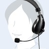 Sanwa Supply MM-HS401BK Headset, 0.1 inch (3.5 mm) Mini Plug