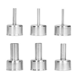 6Pcs Soldering Station Nozzle Blow Soldering Accessory Mouth Tips for Hot Air Hot Air Attachment Hot Air for Gun Nozzle for Desoldering Air for Gun Nozzle for Gun Tsui Kit Heat