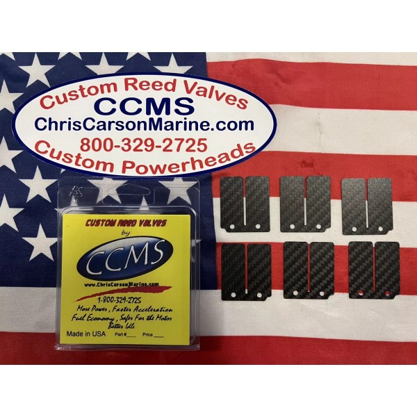 CCMS Yamaha Drag Carbon Fiber Outboard Reeds 30-50hp 3 Cylinder