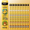 Pikachu Pencils with Eraser, 2B Triangular Pencils 12 Count (Yellow)
