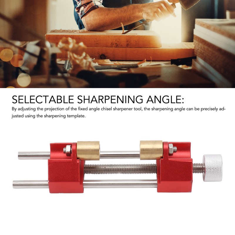 Fixed Angle Knife Sharpener Chisel Sharpener Stainless Steel Woodworking Sharpening