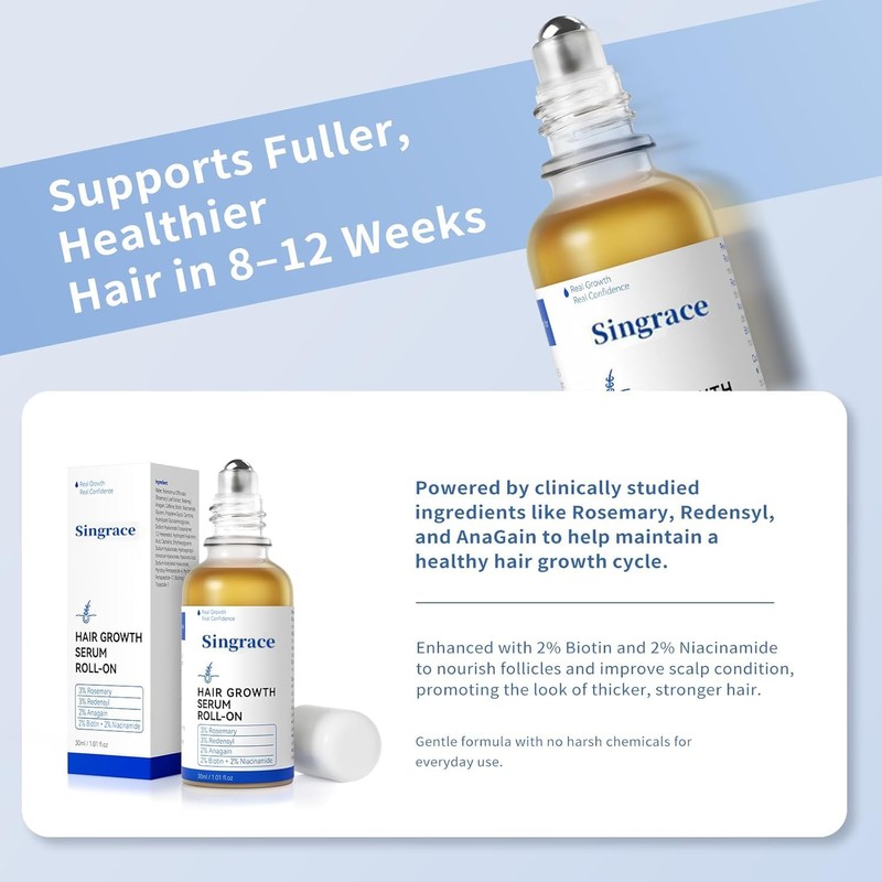 Hair Growth Serum for Thinning Hair | Strengthens & Thickens