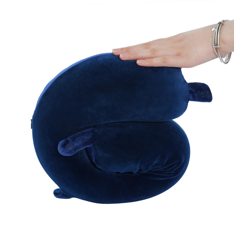 Makimoo Travel Neck Pillow, Top Memory Foam Pillow for Head