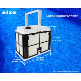 Imengnie Ultra Fine Filter Basket 9991460-R1 Compatible with Dol-phin Robotic Pool Cleaners S50 S100 Active 10 15 Echo T15 T25 Dx3 Cc E20 E10 Nautilus cc Ultra Fine Filter Basket